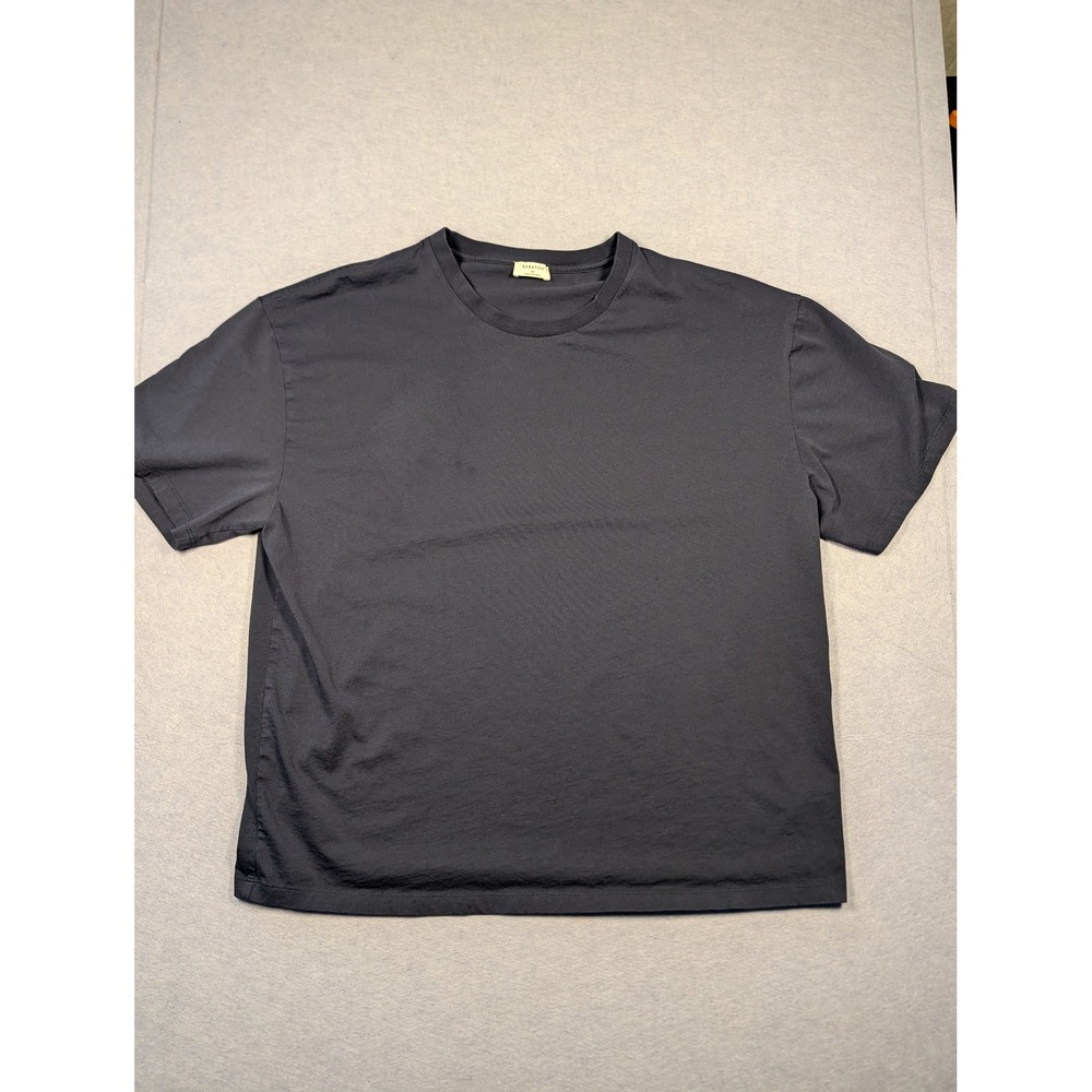 Babaton T-Shirt Womens Medium Navy Blue Aritzia Cotton Boxy Relaxed Excellent